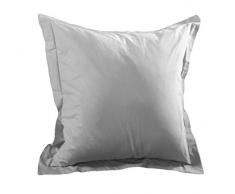 Lovely Casa T14820004 Alicia Taie avec Volant Coton Perle 65 x 65 cm