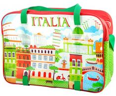 Home European Sac Isotherme Peva Motifs Assortis 24 litres en Nylon Multicolore