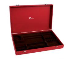 DEGRENNE - 164461 - Ãcrin Rigide - Cartonné - Revêtu - pour Couverts - Rouge