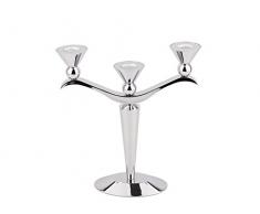 Zilverstad Chandelier Lux, 3 Branches, métal, Couleur Argent, 9 x 15 x 29.5 cm