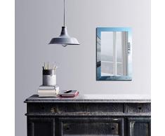 Bonamaison DÃ©coration Murale Impression sur Miroir EncadrÃ© sur Toile, Dimensions: 40 x 60 Cm - ConÃ§u et fabriquÃ© en Turquie