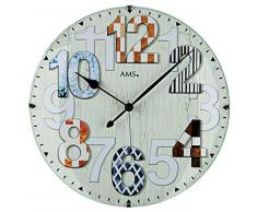 AMS Uhrenfabrik F5951 Horloge, Verre, Silver, 30 x 4 x 269 cm