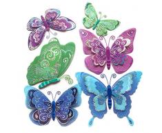 Outlook Design V7T0100110 Autocollants, Mural Stickers Chambre Enfants Bébé Garderie Salon, Plastique, Multicolore, 30 x 38 cm