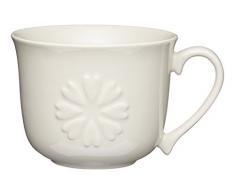 Kitchen Craft KCMBFAST118 Tasse Ã DÃ©jeuner Fleur, Porcelaine, Multicolore, 20 cm
