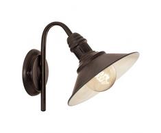 Eglo 49458 Applique murale, DiffÃ©rents matÃ©riaux, Argent