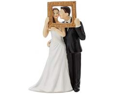 DreamWedding-UK Figurines pour dÃ©coration de gÃ¢teau de Mariage â RÃ©sine Artificielle â Dimensions 17,5Â x 12Â x 12Â cm