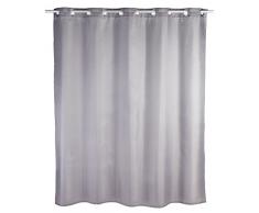 Wenko 22185100 Comfort Flex Rideau de Douche Polyester Gris 22,8 x 2,8 x 37,5 cm