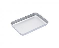 Kitchen Craft MCSA15 Plat Ã RÃ´tir, Aluminium, Argent, 28 x 28 x 18 cm