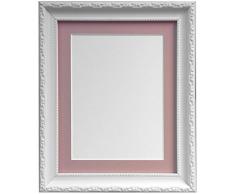 FRAMES BY POST Cadre Photo Style Shabby Chic, Plastique, Blanc, 20 x 16 Image Size 15 x 10 inches (Plastic Glass)