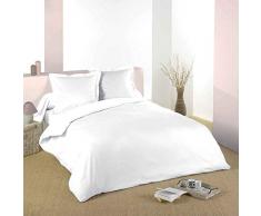 Lovely Casa HC14820001 Alicia Housse de Couette Coton Blanc 200 x 140 cm