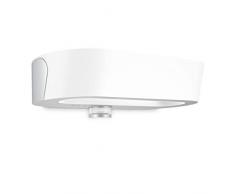 Applique murale extÃ©rieure Ã LED Steinel L 710 LED Argent, 8.6 W Up-/Downlight, Applique avec dÃ©tecteur de mouvement, veilleuse, dÃ©marrage progressif