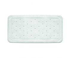 Kela 22361 Kreta Tapis de Baignoire PVC Blanc 72 x 36 x 1 cm