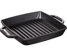 Staub 40511-728-0 Poêles Grilll à Deux Poignées, 23 x 23 cm