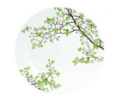 EASY LIFE 1083NTRA Coffret Assiette Dessert, Porcelaine, Blanc, 19 cm