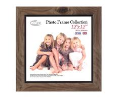 Inov8â30,5 x 30,5 cm Cadre Photo Lot de 2 Dessous de Plat Rustique en Bois de frÃªne