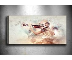 Bonamaison Peinture sur toile, multicolore, 30 x 90 cm - ConÃ§u et fabriquÃ© en Turquie