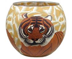 Him CC60 photophore Verre Tigre, Multicolore