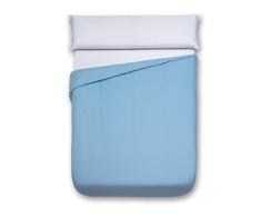 Sancarlos â Housse de Couette Bleu â Facile Ã Repasser â 100% Coton â Combinables