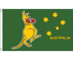 AZ FLAG Drapeau Boxing Kangourou 90x60cm - Drapeau Boxing Kangaroo - Australie 60 x 90 cm - Drapeaux