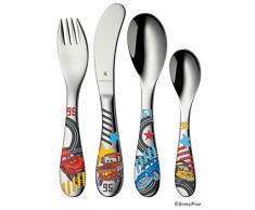 WMF 1286016040 Couverts Enfants Disney 4 Pièces, Acier Inoxydable, Transparent, 21,5 x 15,5 x 2,5 cm