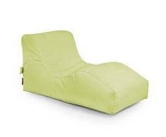 Outbag 01WAVPLU-LIM Dextérieur Pouf, Polyester, Citron Vert, 125 x 70 cm