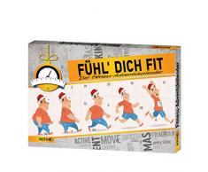 Roth r80245 Fühl Dich Fit de lAvent Calendrier de lAvent, Assortiment en différents matériaux Multicolore, 50 x 35 x 4 cm