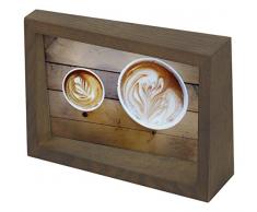 UMBRA Edge Frame. Cadre photo Edge, en bois, pour 1 photo de 10x15cm. Coloris bois finition noyer.