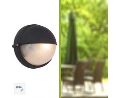 Brilliant 96107/06 Applique extÃ©rieure, MÃ©tal/Verre, E27, 60 W