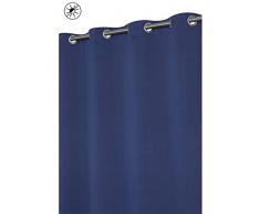Rideaudiscount Rideau Occultant Uni 135x240 cm Bleu Nuit