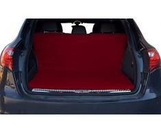 Elegant SALVA BAULE GRIGIO SC Double-face Protecteur de coffre Bordeaux/Gris foncÃ©, 130x140cm