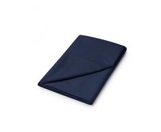 Helena Springfield Uni Dye Drap Plat Percale, diffÃ©rentes Tailles et Couleurs, Bleu Marine, Double