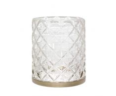 YANKEE CANDLE Langham Bougeoir en Verre Transparent Taille Unique