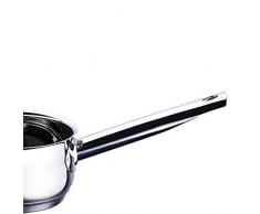 Bergner Gourmet - Sets de poÃªles et casseroles acier inoxydable avec couvercle bon pour linduction