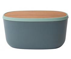 Berghoff 3950051 Boite a Pain, Bambou, Bleu, 31,5 x 21,5 x 31,5 cm