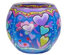 RÃ¤der Parfums Cadeau Articles de GmbH Frendship Photophore, Verre, Multicolore, 11Â x 11Â x 9Â cm