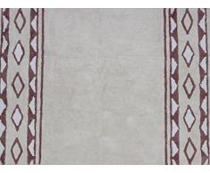 Aratextil Indiana Tapis Enfant, Coton, Beige, 120Â x 160Â cm