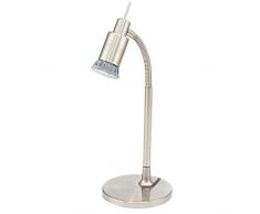 Eglo 90829 Lampe de table, Métal, GU10, Argent
