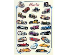 Empire 536785 Poster éducatif Voitures Anciennes 68 x 98 cm