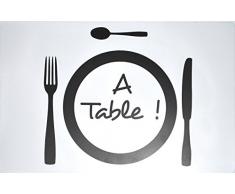 dÃ©corline set de table 28.5x44cm transparent a table