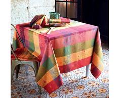 Garnier-Thiebaut MILLE ALCEES Nappe, Coton, Litchi, 180 x 180 cm