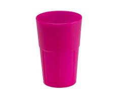 Mojito Design Box Verres à Cocktail, Plastique, Fuchsia Fluo, 0.35 litres, 6 pièces