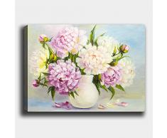 Bonamaison Peinture sur toile, multicolore, 40 x 60 cm - ConÃ§u et fabriquÃ© en Turquie