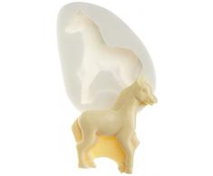 Silikomart 71.216.00.0096 Moule pour PÃ¢te Ã Sucre SLK116 Cheval Silicone Blanc
