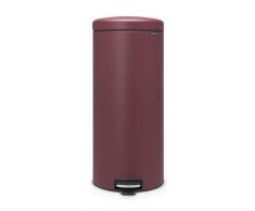 Brabantia Poubelle Ã PÃ©dale NewIcon Sense of luxury,30 litres - Bordeaux