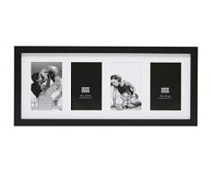 Deknudt Frames S66KA4 Cadre Photo pour 4 Photos Vertical Noir 10 x 15 cm