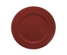 Excelsa Assiette Ronde Rouge 33 Cm.