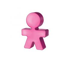 Alessi AKK86 P Girotondo Lampe de Table, Plastique, Rose, 14 x 4,5 x 20 cm