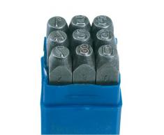 Draper 37338 1/4 Chiffres 0 à 9 Kit de Tampons