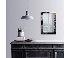 Bonamaison DÃ©coration Murale Impression sur Miroir EncadrÃ© sur Toile, Dimensions: 40 x 60 Cm - ConÃ§u et fabriquÃ© en Turquie