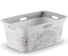 KIS | Corbeille Ã linge CHIC STYLE, Laundry Bag, LAUNDRY BASKET, 59x39x27 cm